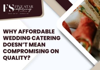 affordable wedding catering setup Surrey BC blog image