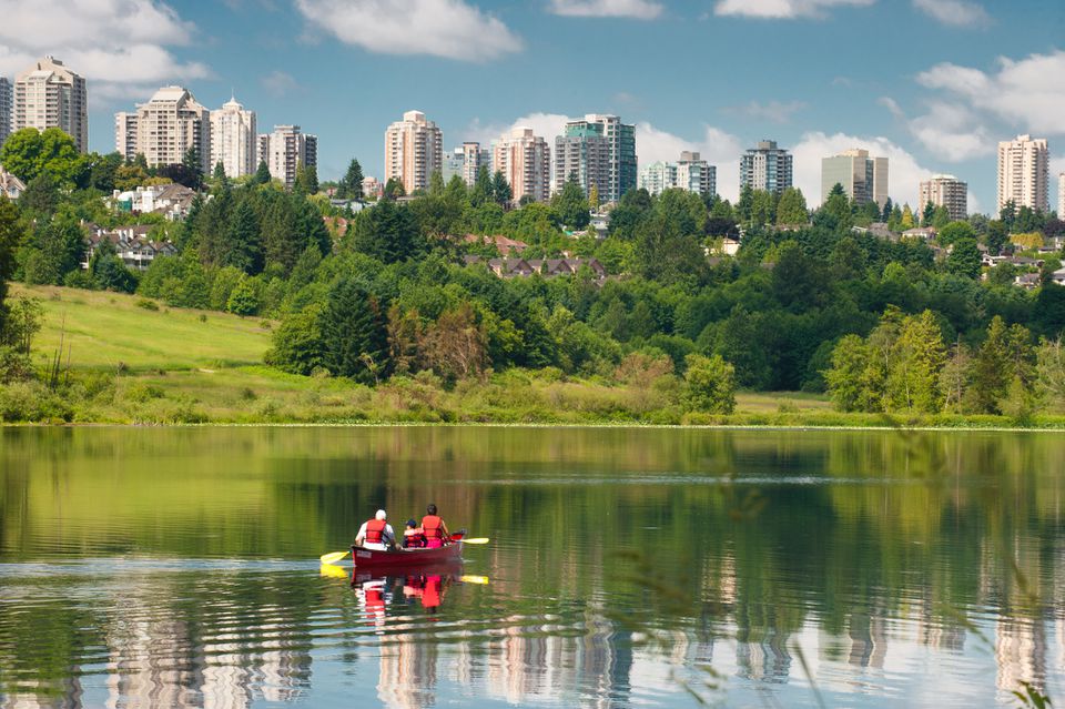 Panoramic view of  Burnaby