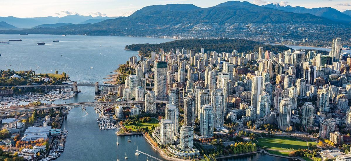 Panoramic view of North Vancouver for wedding and event venue by Clayton Venues