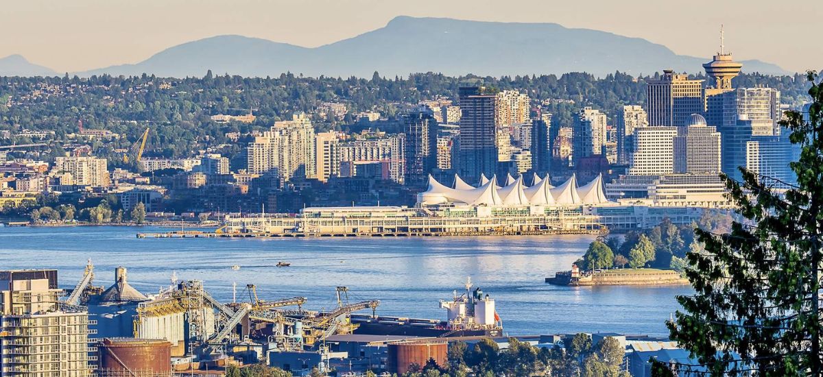 Panoramic view of West Vancouver for wedding and event venue by Clayton Venues